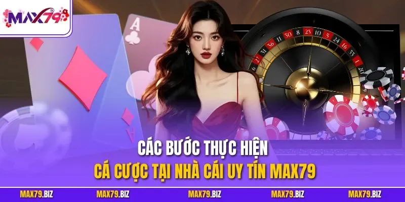 Các bước thực hiện cá cược tại nhà cái uy tín MAX79