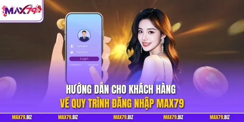 Hướng dẫn cho khách hàng về quy trình đăng nhập MAX79